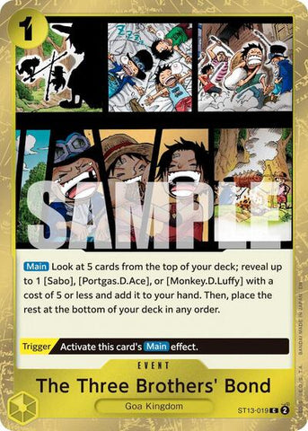 The Three Brothers' Bond (Pirate) - (ST13-019) - Premium Booster -The Best- Vol. 2 - (Common)