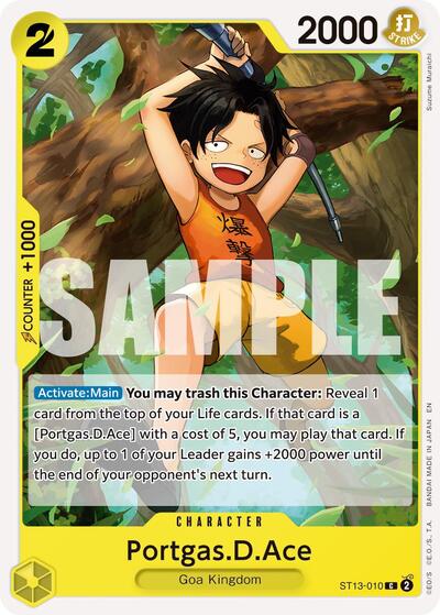 Portgas.D.Ace (Reprint) - (ST13-010) - Premium Booster -The Best- Vol. 2 - (Common)