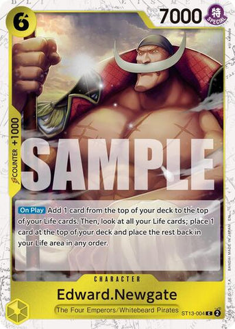 Edward.Newgate (Pirate) - (ST13-004) - Premium Booster -The Best- Vol. 2 - (Common)