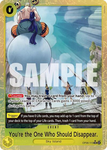 You're the One Who Should Disappear - (OP06-115) - Premium Booster -The Best- Vol. 2 - (Rare)
