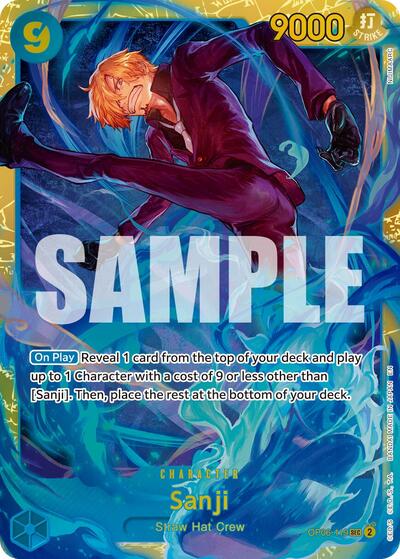 Sanji (Reprint) - (OP06-119) - Premium Booster -The Best- Vol. 2 - (Secret Rare)