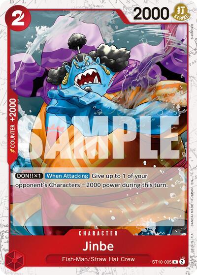 Jinbe (Pirate ) - (ST10-005) - Premium Booster -The Best- Vol. 2 - (Common)