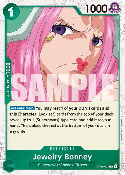 Jewelry Bonney (Pirate ) - (ST02-007) - Premium Booster -The Best- Vol. 2 - (Common)