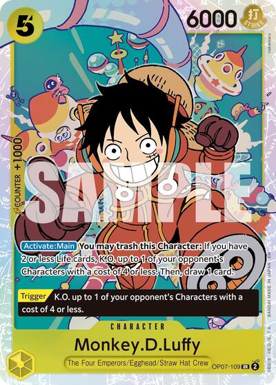 Monkey.D.Luffy (Reprint) - (OP07-109) - Premium Booster -The Best- Vol. 2 - (Super Rare)