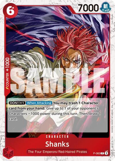 Shanks (Pirate ) - (P-083) - Premium Booster -The Best- Vol. 2 - (Promo)