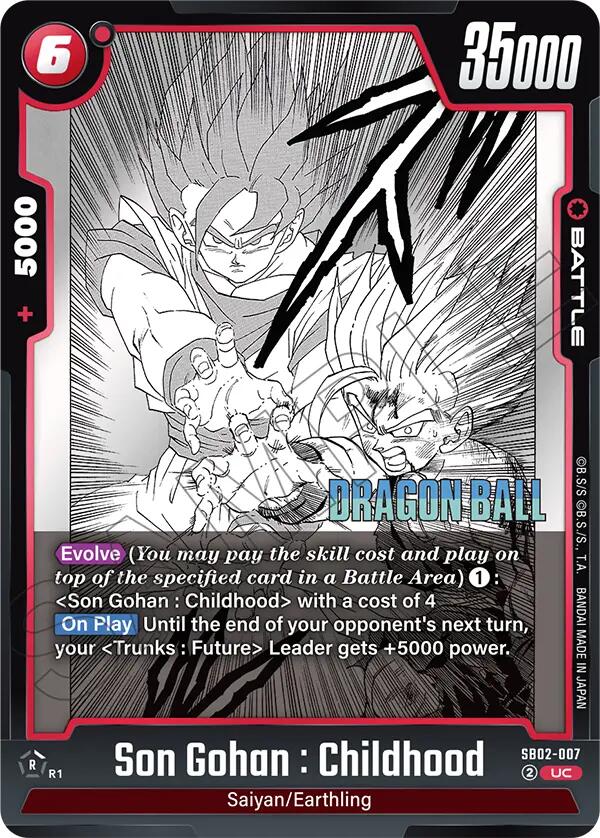 Son Gohan : Childhood (SB02-007) [Manga Booster 02]