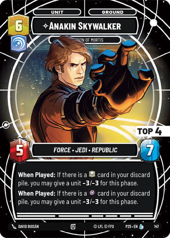 Anakin Skywalker - Champion of Mortis (Top 4) (149) (149) [Sector and Regional Promos: Season 1]