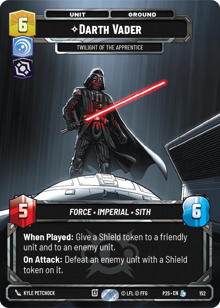 Darth Vader - Twilight of the Apprentice (152) (152) [Sector and Regional Promos: Season 1]