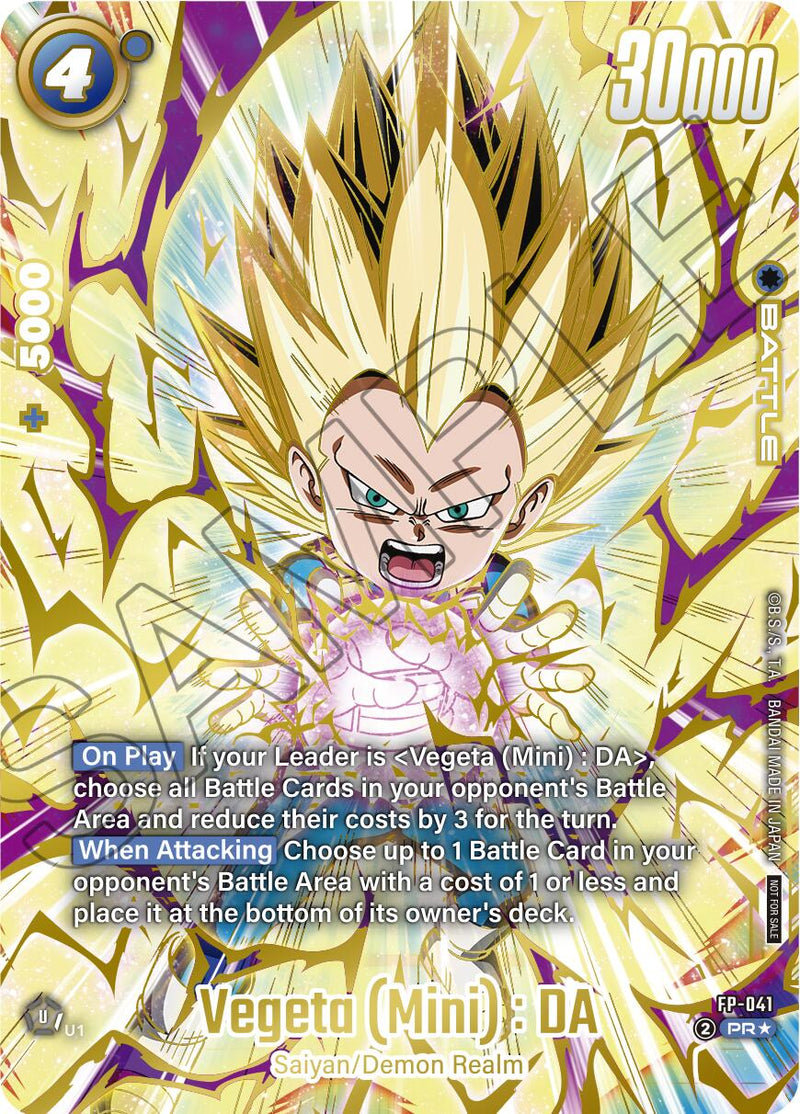 Vegeta (Mini) : DA - FP-041 (Ultimate Battle 2025 Vol.4) [Tournament and Championship Promos]