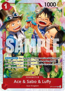Ace & Sabo & Luffy - (OP13-007) - Carrying On His Will - (Super Rare)