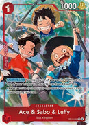 Ace & Sabo & Luffy - (OP13-007) - Carrying On His Will - (Super Rare)