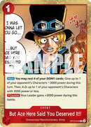 But Ace Here Said You Deserved It!! - (OP13-019) - Carrying On His Will - (Rare)