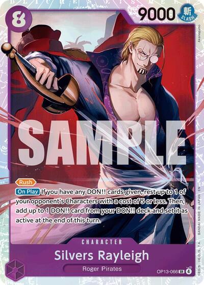 Silvers Rayleigh - (OP13-066) - Carrying On His Will - (Super Rare)