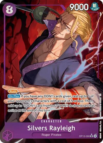 Silvers Rayleigh - (OP13-066) - Carrying On His Will - (Super Rare)