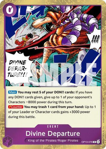 Divine Departure - (OP13-076) - Carrying On His Will - (Rare)