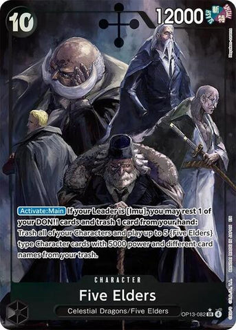 Five Elders - (OP13-082) - Carrying On His Will - (Super Rare)