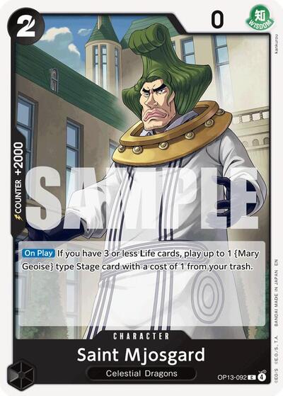 Saint Mjosgard - (OP13-092) - Carrying On His Will - (Common)