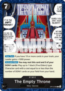 The Empty Throne - (OP13-099) - Carrying On His Will - (Common)