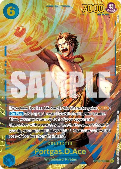 Portgas.D.Ace - (OP13-119) - Carrying On His Will - (Secret Rare)