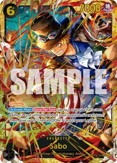 Sabo - (OP13-120) - Carrying On His Will - (Secret Rare)