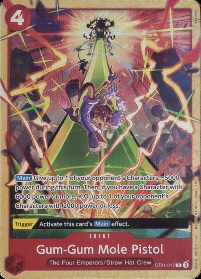 Gum-Gum Mole Pistol (Premium Card Collection -Best Selection Vol. 5-) - (ST21-017) - One Piece Promotion Cards - (Common)