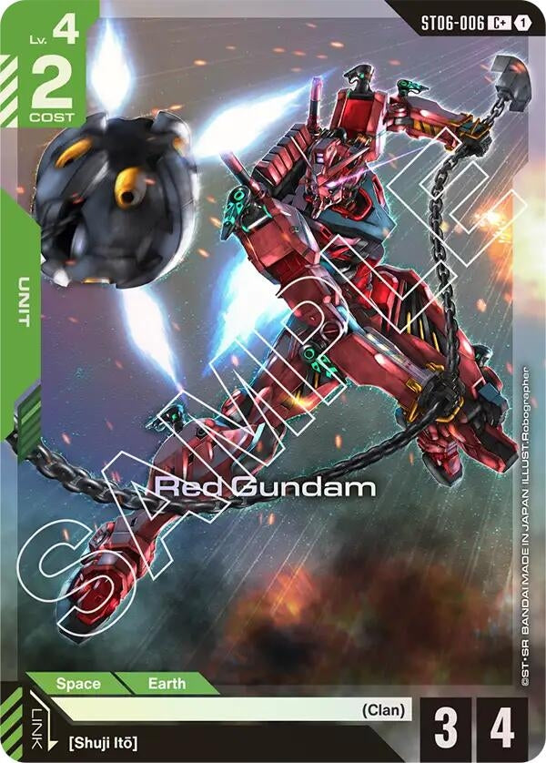 Image for Red Gundam (C+) (ST06-006) - Gundam Card Game