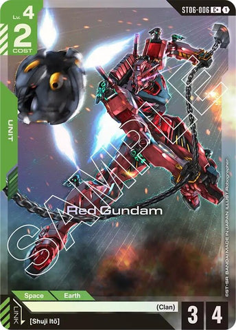 Image for Red Gundam (C+) (ST06-006) - Gundam Card Game