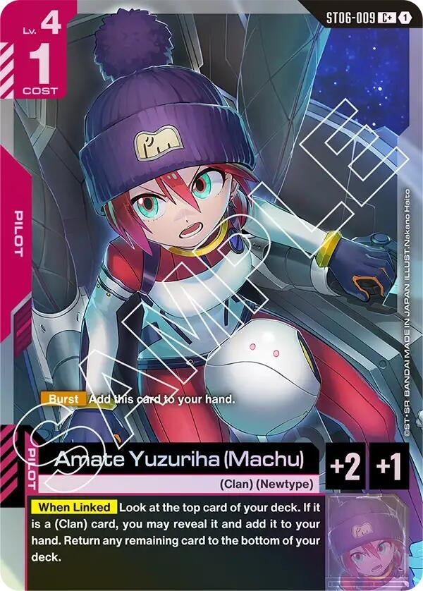 Image for Amate Yuzuriha (Machu) (C+) (ST06-009) - Gundam Card Game