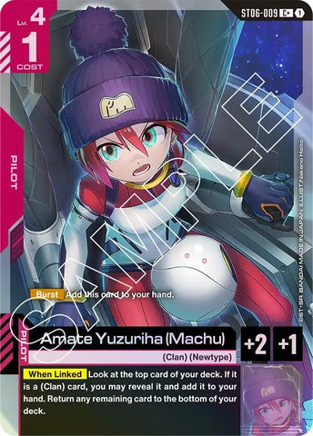 Image for Amate Yuzuriha (Machu) (C+) (ST06-009) - Gundam Card Game