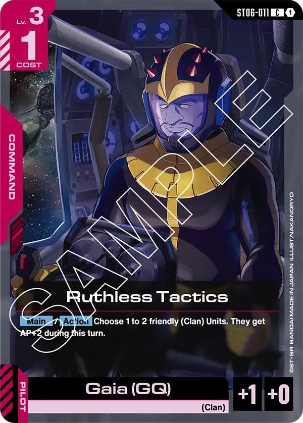 Image for Ruthless Tactics (ST06-011) - Gundam Card Game
