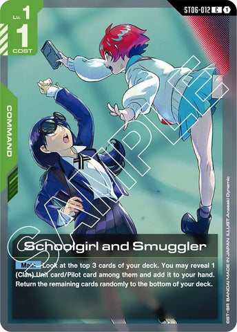 Image for Schoolgirl and Smuggler (ST06-012) - Gundam Card Game