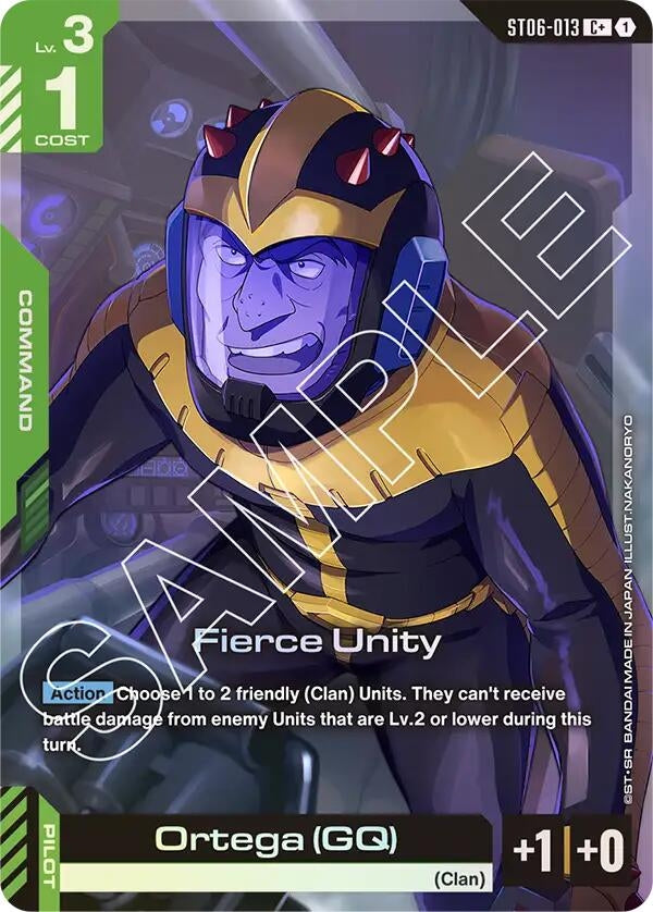 Image for Fierce Unity (C+) (ST06-013) - Gundam Card Game