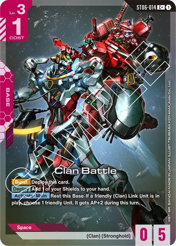 Image for Clan Battle (C+) (ST06-014) - Gundam Card Game
