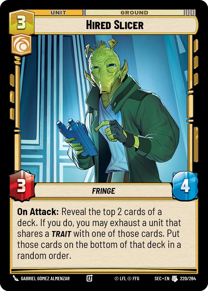 Hired Slicer (220/264) (220/264) [Secrets of Power]