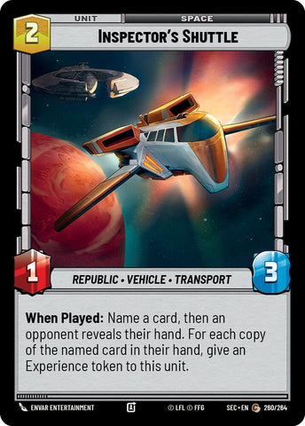 Inspector's Shuttle (260/264) (260/264) [Secrets of Power]