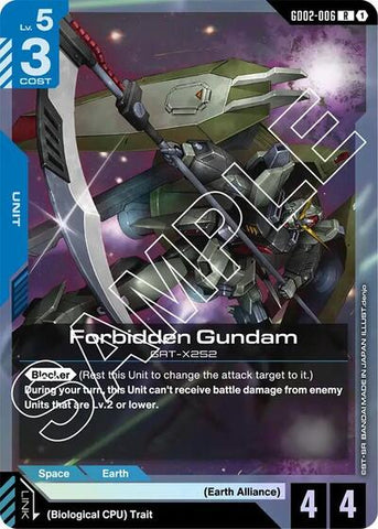 Forbidden Gundam (GD02-006) - Dual Impact (R)