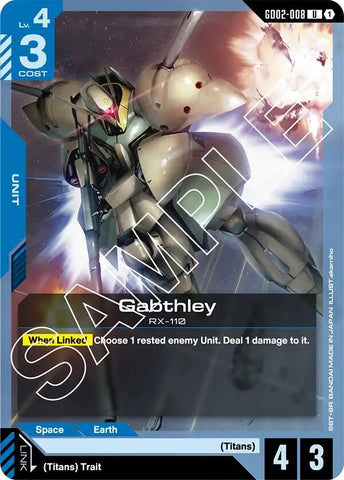 Image for Gabthley (GD02-008) (Dual Impact) - Gundam Card Game