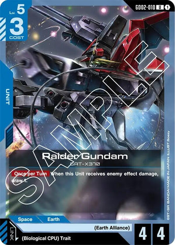 Image for Raider Gundam (GD02-010) (Dual Impact) - Gundam Card Game