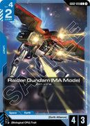Image for Raider Gundam (MA Mode) (GD02-019) (Dual Impact) - Gundam Card Game