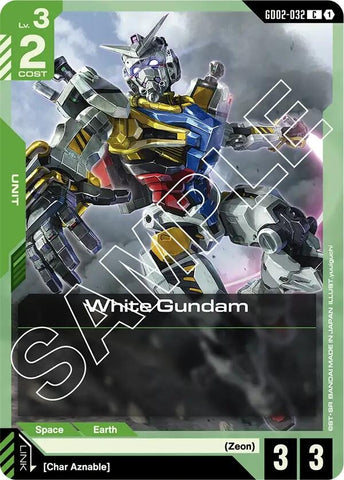 Image for White Gundam (GD02-032) (Dual Impact) - Gundam Card Game