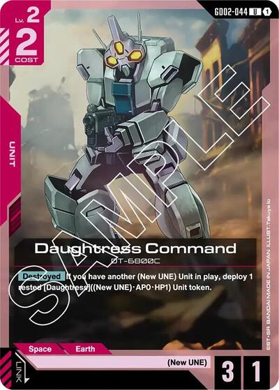 Daughtress Command (GD02-044) - Dual Impact (UC)