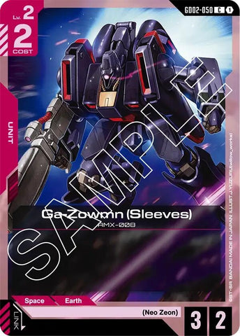 Image for Ga-Zowmn (Sleeves) (GD02-050) (Dual Impact) - Gundam Card Game