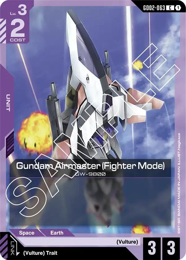 Image for Gundam Airmaster (Fighter Mode) (GD02-063) (Dual Impact) - Gundam Card Game
