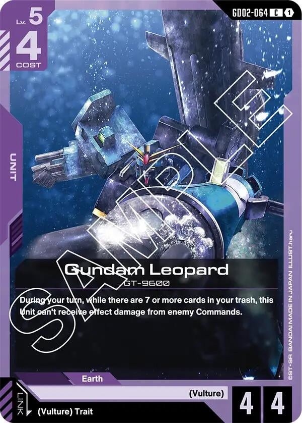 Image for Gundam Leopard (GD02-064) (GD02-064) (Dual Impact) - Gundam Card Game