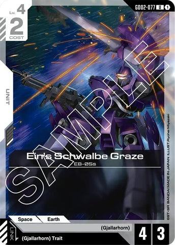 Image for Ein's Schwalbe Graze (GD02-077) (Dual Impact) - Gundam Card Game