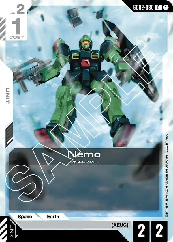 Image for Nemo (GD02-080) (Dual Impact) - Gundam Card Game
