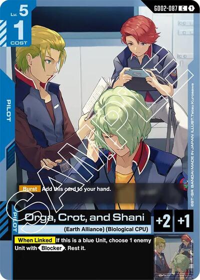 Orga, Crot, and Shani (GD02-087) - Dual Impact (C)