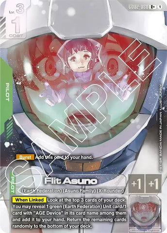Image for Flit Asuno (R+) (GD02-088) (Dual Impact) - Gundam Card Game