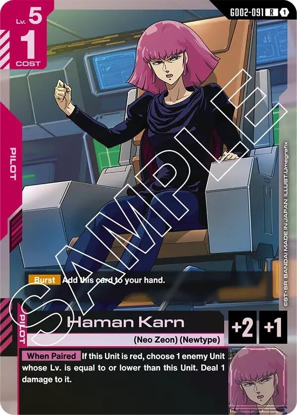 Image for Haman Karn (GD02-091) (Dual Impact) - Gundam Card Game