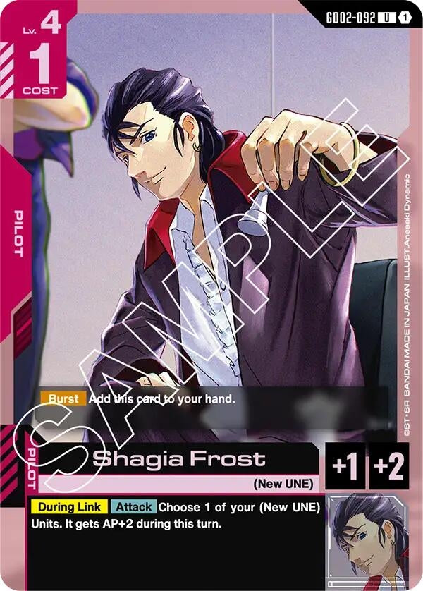 Image for Shagia Frost (GD02-092) (Dual Impact) - Gundam Card Game